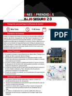 Lecciones Aprendidas - Ticlio 17.08.2021 - Transportar Personal Bajo Influencia de Alcohol (ES) - HPRI