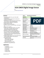 MT9V023: 1/3-Inch Wide-VGA Digital Image Sensor