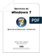 Ejercicios Windows 7 - Gestión Archivos y Carpetas