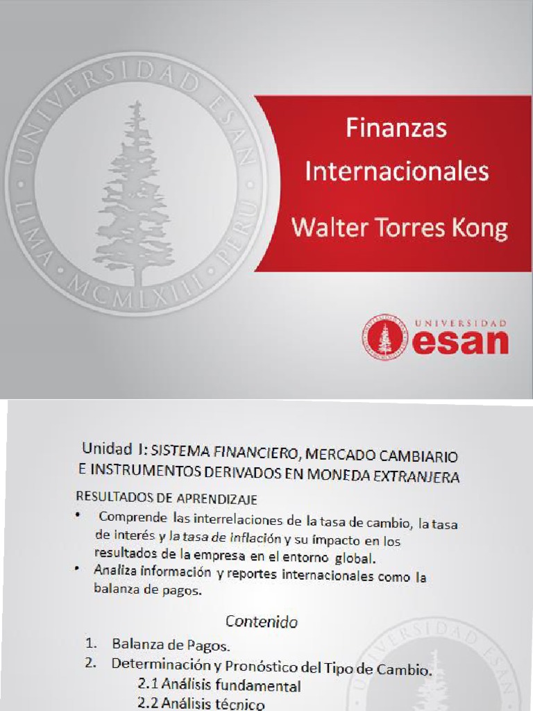 Balanza de Pagos y Tipo de Cambio | PDF | Balance de pagos | Economias