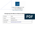 Comparing The Effects of Salivary Amylase On Starch