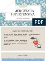 Emergencia Hipertensiva - José Faustino Cisneros Hernández