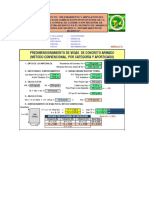 Predimensionamiento de Vigas de Concreto Armado (Metodo Convencional, Por Categoría Y Aporticado)