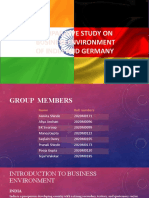 Comparatve Study On Business Environment of India and Germany