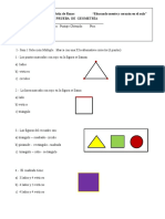 Prueba de Geometría