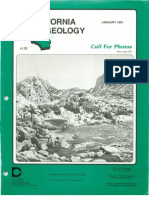 California Geology Magazine January 1991