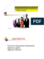 ESTUDIO ORGANIZACIONAL, LEGAL Y Tributario