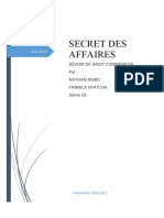 Secret Des Affaires (Droit Commrcial)