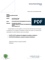 Actualizacion de Proc de Gestion