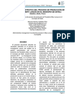 Gestión Administrativa Del Proceso de Producción de Panadería Mery Lanuza en El Municipio de Estelí