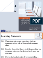 Chapter 14 - Dividend Policy