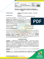 Modelo de Acta de Terminacion y Liquidacion de Contrato