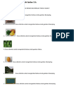 Kisi-Kisi Bahasa Arab Kelas 2A