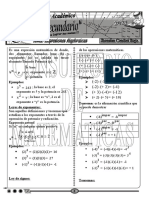 Ley de Exponentes 1° y 2°