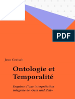 (Épiméthée) Greisch, Jean - Ontologie Et Temporalité Esquisse D'une Interprétation Intégrale de ''Sein Und Zeit-Presses Universitaires de France (Réédition Numérique FeniXX) (1994 - 1993)