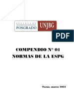 COMPENDIO N° 01 DE NORMAS DE LA ESPG_2021