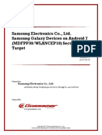 Samsung Electronics Co., Ltd. Samsung Galaxy Devices On Android 7 (MDFPP30/WLANCEP10) Security Target