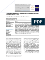 Calculation of Optimum Soil Conditioning in EPB Tunneling (Case Study: Ahwaz Metro Project, Line 1)