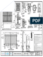 Plano de Porton y Cerca Perimetral de Malla Ciclon