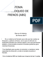 Sistema Antibloqueo de Frenos (Abs)