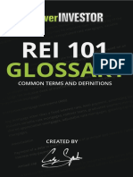 Clever Investor REI 101 Glossary