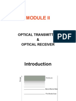 Optical Transmitter & Optical Receiver