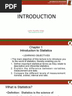 Introduction To Statistics