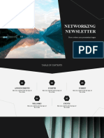 Networking Newsletter by Slidesgo