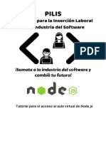 Tutorial para El Acceso Al Aula Virtual de Node - Js PDF