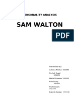 Sam Walton Personality Traits