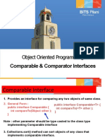 Comparable and Comparator