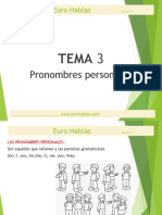 Pronombres Personales