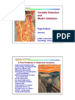 Variable Selection and Model Validation