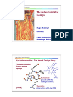 Thrombin Inhibitor Design