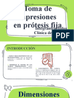 Toma de Impresiones en Prótesis Fija