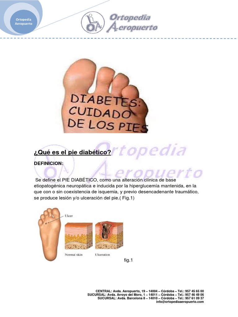 PIE DIABETICO Definición y Soluciones PDF Diabetes Medicina