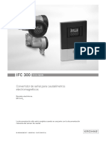 IFC 300 IFC 300 IFC 300 IFC 300: Convertidor de Señal para Caudalímetros Electromagnéticos