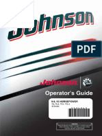2006 Johnson 9.9, 15 Tiller 4 Stroke