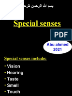 Special Senses: Vision, Hearing, Taste, Smell, Touch