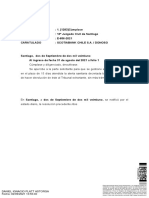 Nomenclatura: 1. (1283) Cúmplase Juzgado: 13º Juzgado Civil de Santiago Causa Rol: E-656-2021 Caratulado: Scotiabank Chile S.A. / Donoso