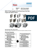 S8JX-G Power Supplies Will Be Discontinued Start New Projects With S8FS-G Series