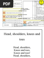 Head, Shoulders, Knees and Toes, Knees and Toes! Head, Shoulders