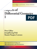 Gilkey Peter Aspects of Differential Geometry I