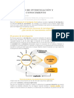 El Proceso de Investigación y Niveles de Conocimiento