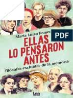 Ellas Lo Pensaron Antes. Maria Luisa Femenias