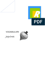 Vocabulari Bàsic Joguines