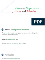 Comparative and Superlative Adjectives and Adverbs