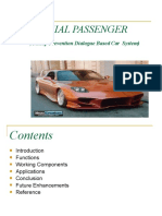 Artificial Passenger: (A Sleep Prevention Dialogue Based Car System)