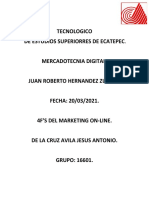 Tarea 1. 4Fs Del Marketing On-Line