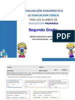 Evaluación Diagnóstica EF A Distancia 2º Primaria 21-22 - Mtro. Antonio Preza